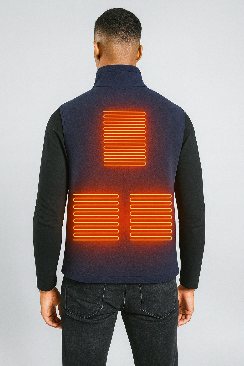 Veste sans manche chauffante