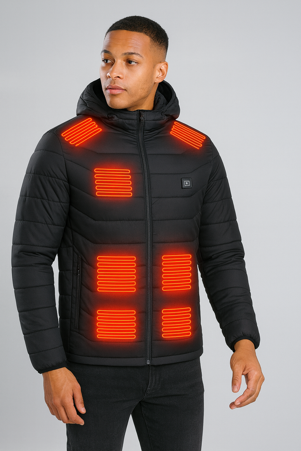 Doudoune homme chauffante 21 zones termique