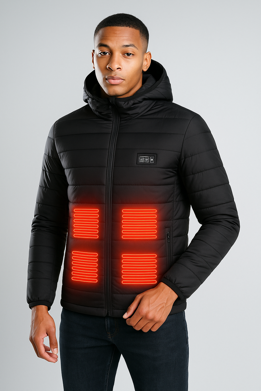Doudoune homme chauffante 21 zones termique