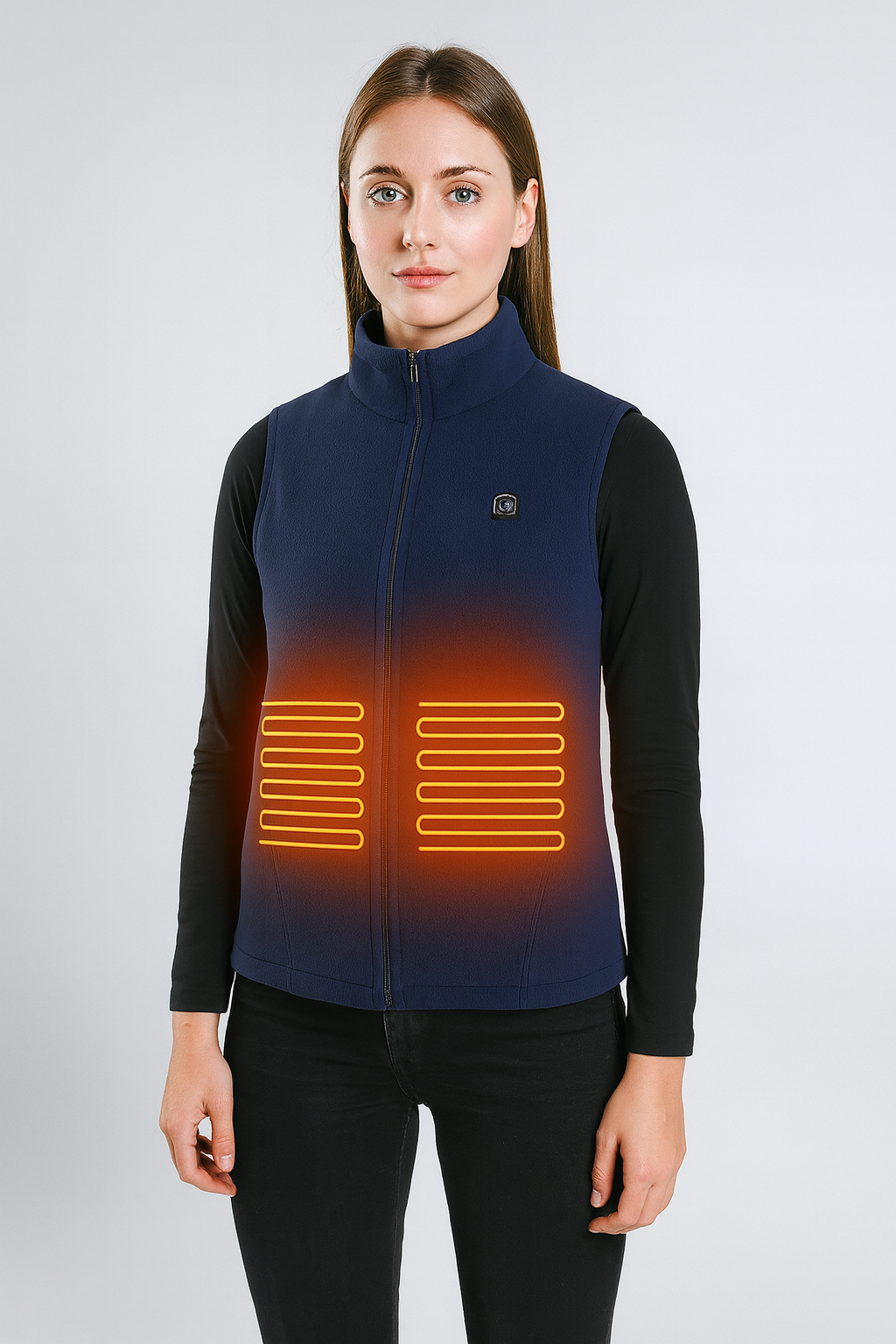 Veste sans manche chauffante Femme