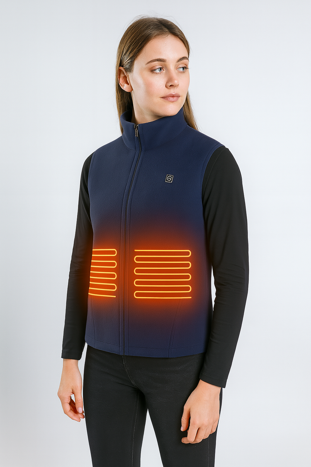 Veste sans manche chauffante Femme