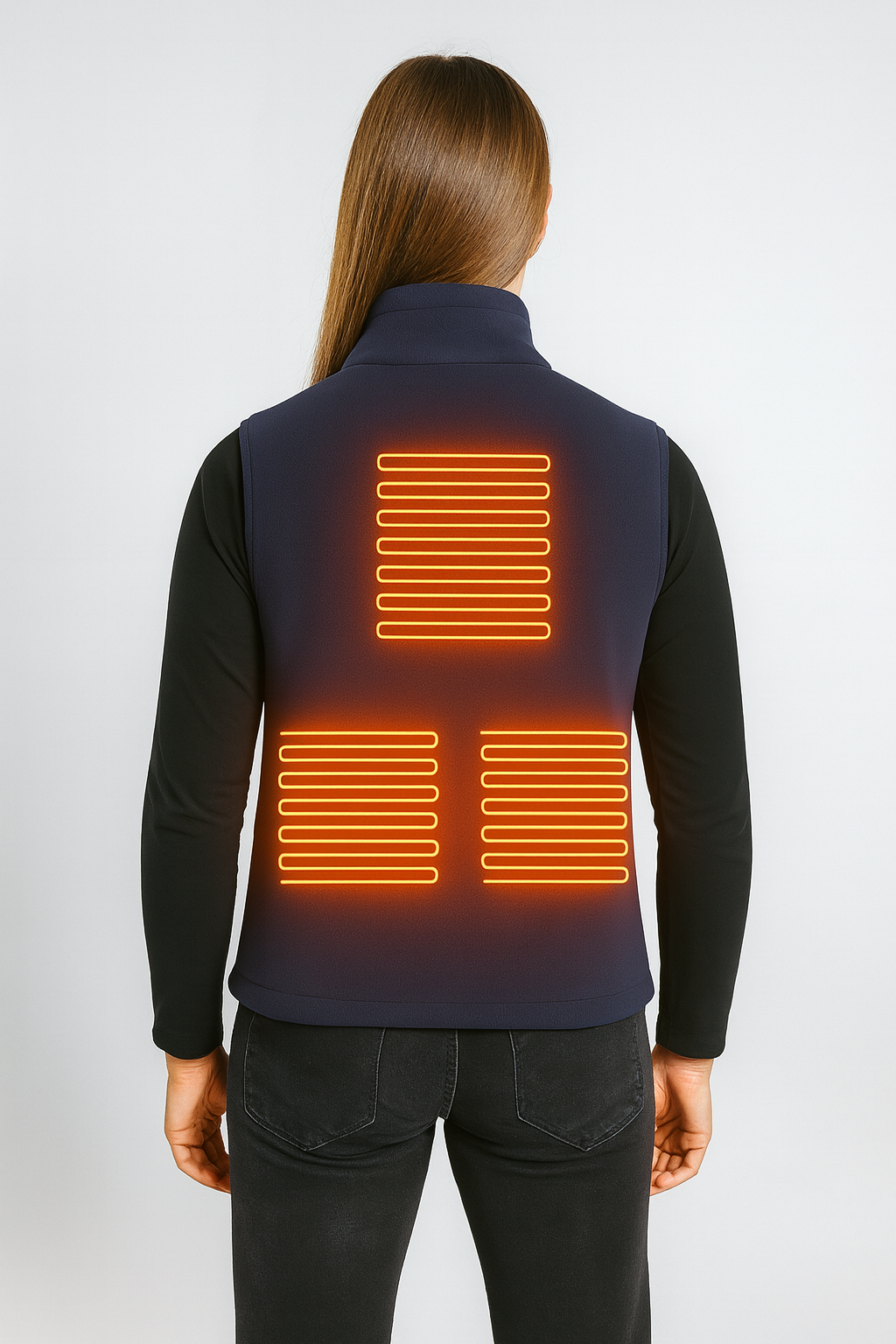 Veste sans manche chauffante Femme