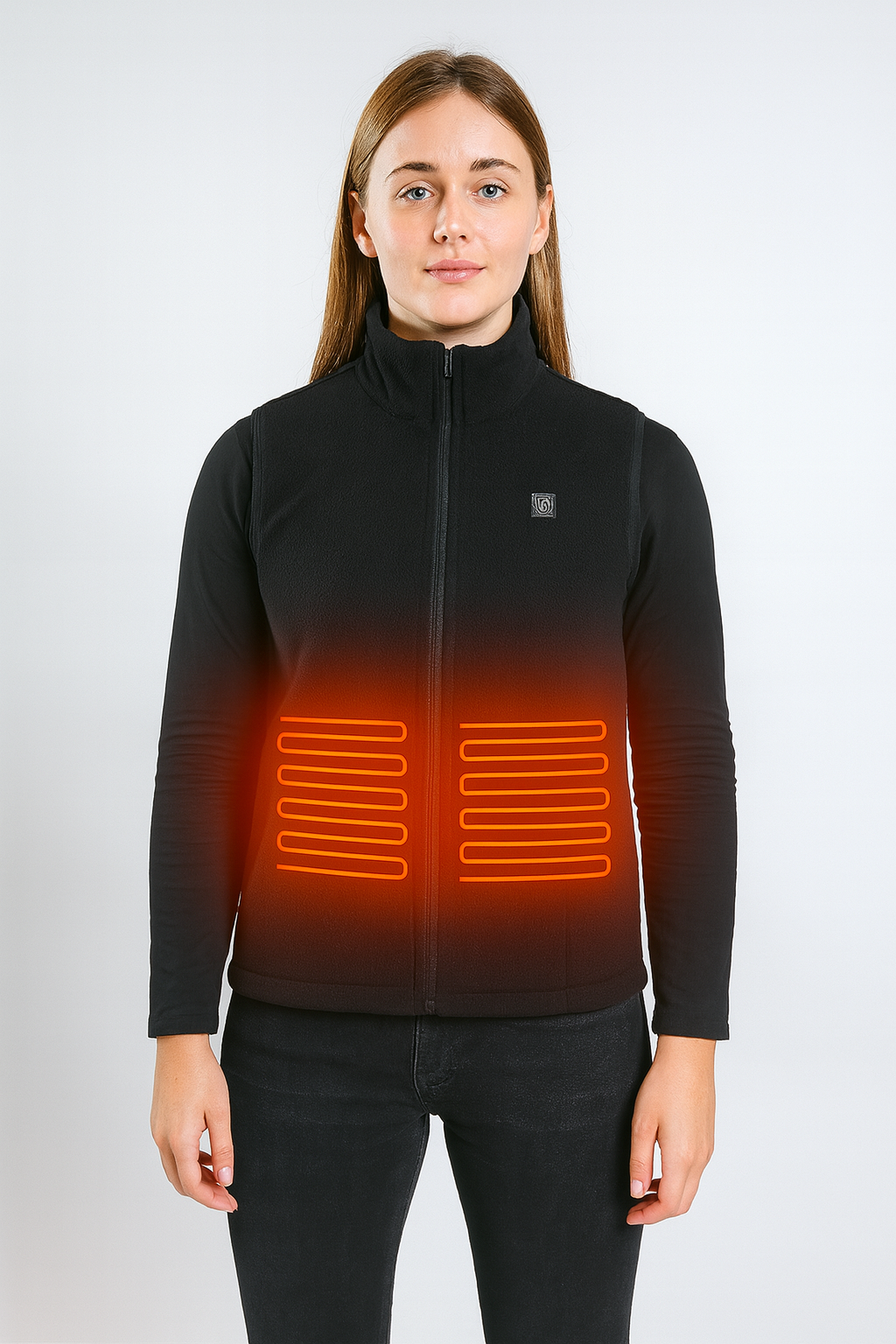Veste sans manche chauffante Femme
