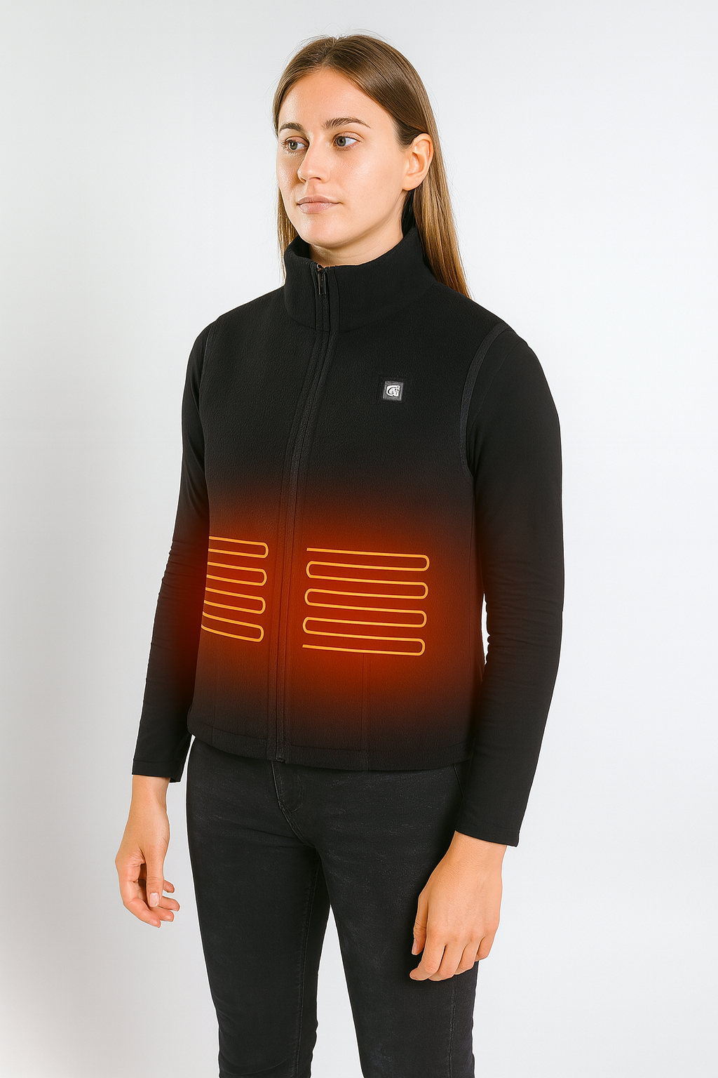 Veste sans manche chauffante Femme
