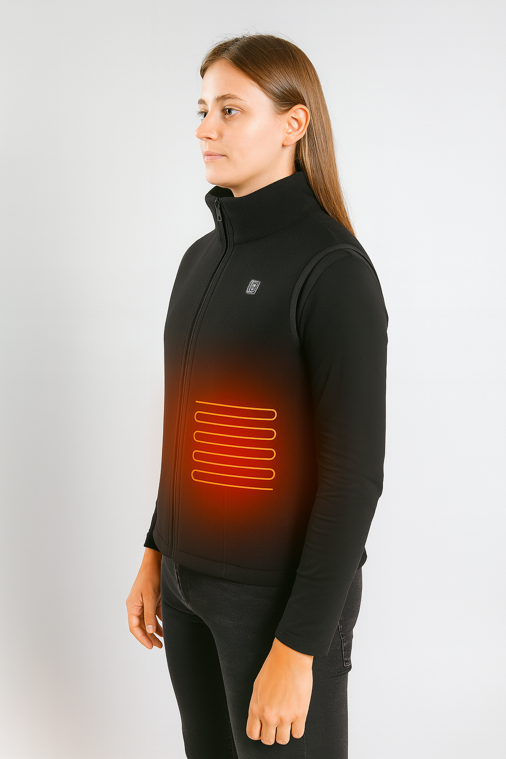 Veste sans manche chauffante Femme