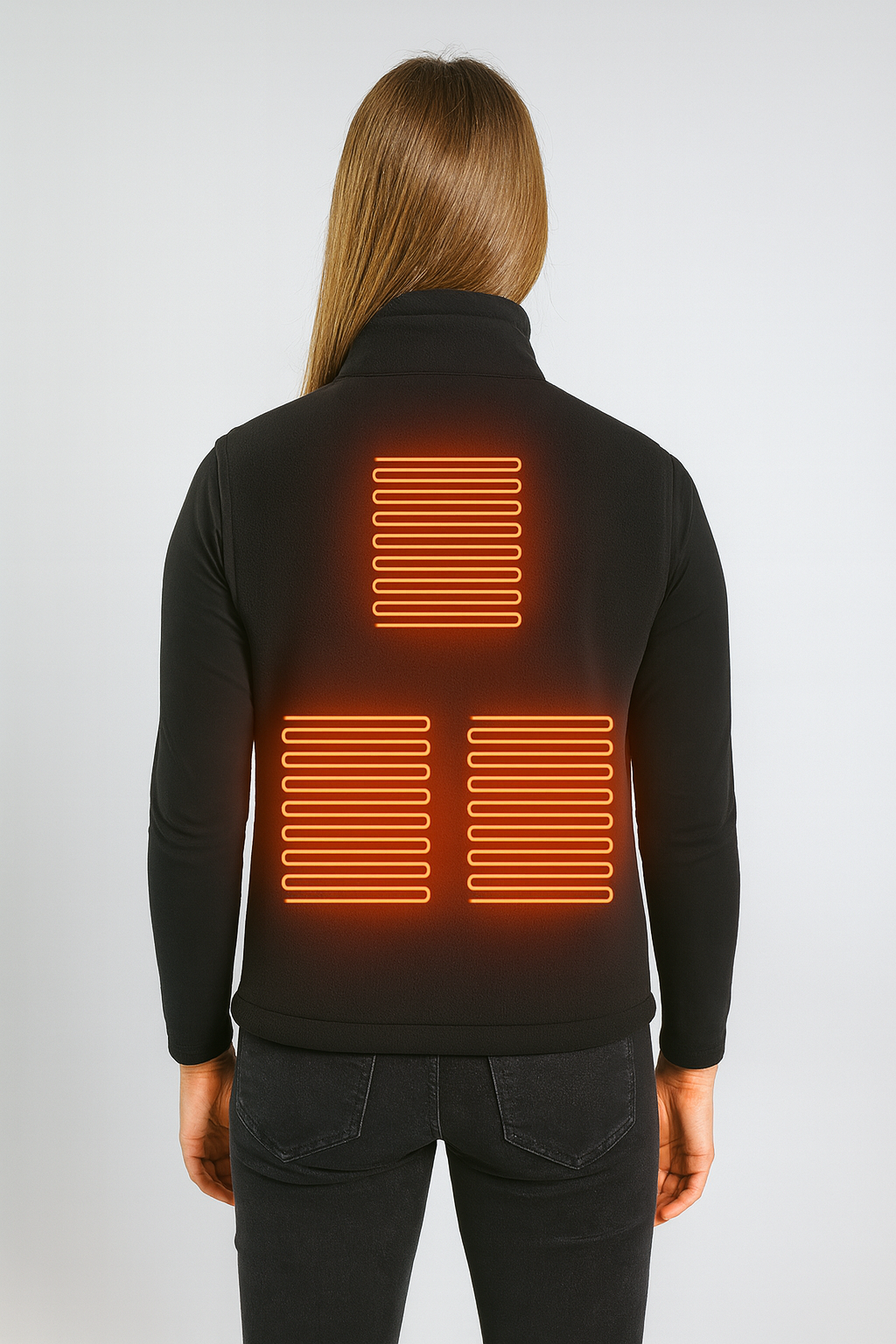 Veste sans manche chauffante Femme