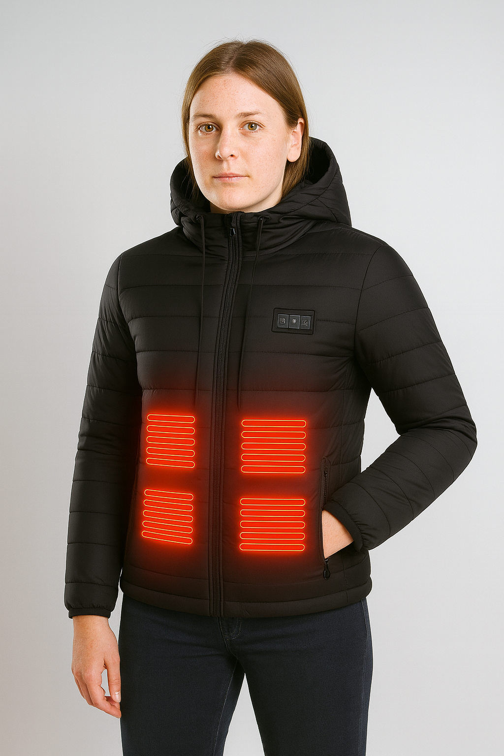 Doudoune femme chauffante