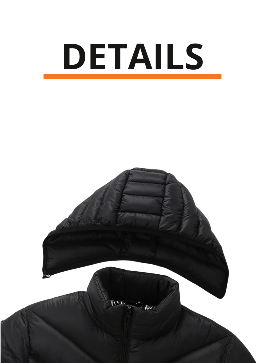 Doudoune chauffante homme