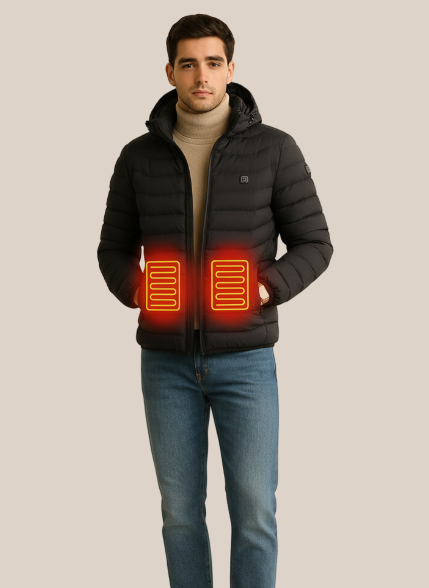 Doudoune chauffante homme