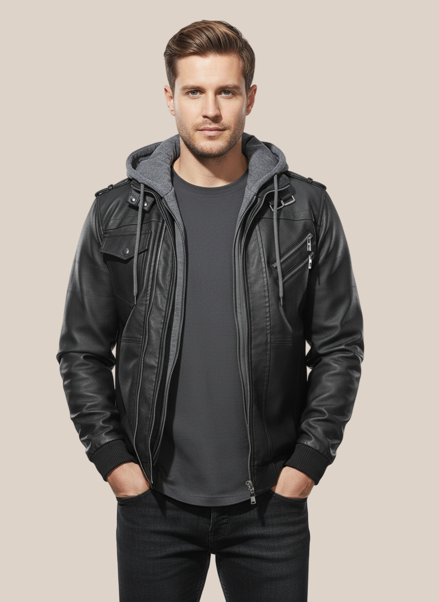 Veste en cuir Salvador