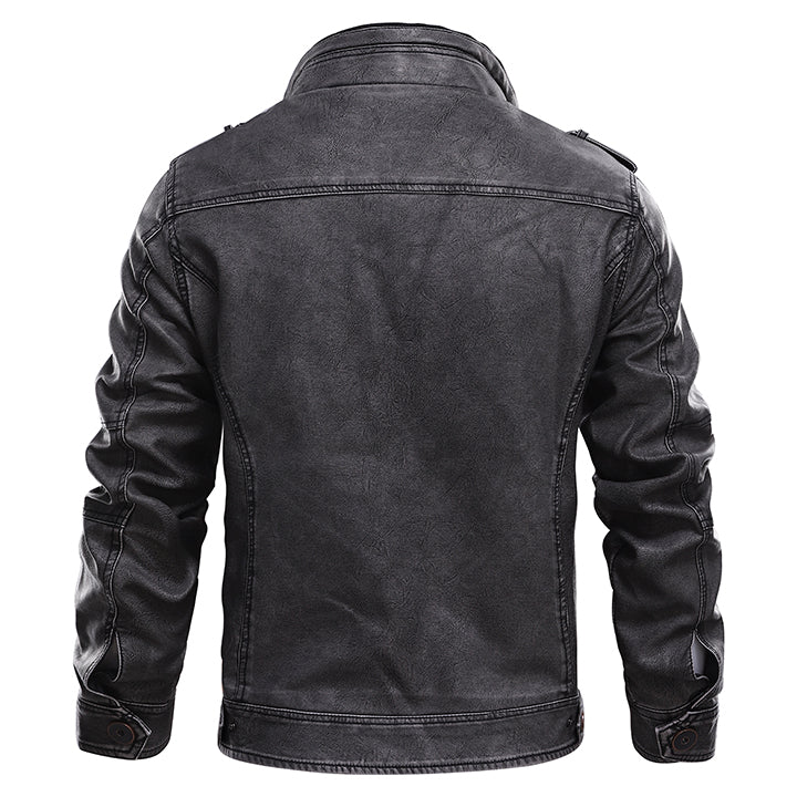 Veste Femme Noir Taille M Cuir PU Imperméable 1